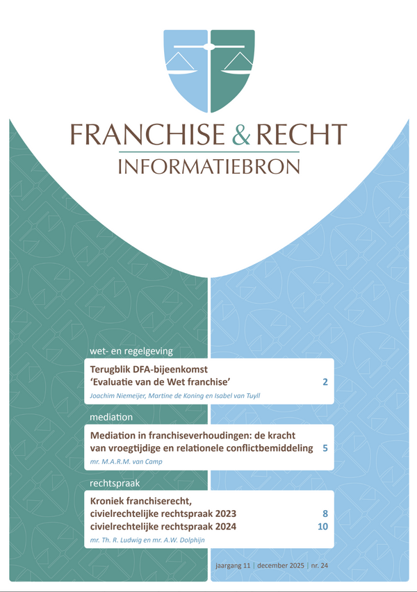 Franchise & Recht | December 2025 nr. 25